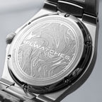 Venezianico Arsenale Legends of Arabia – Hand-painted custom dial featuring desert adventure with falcon and oil derrick, bespoke timepiece by IFL Watches