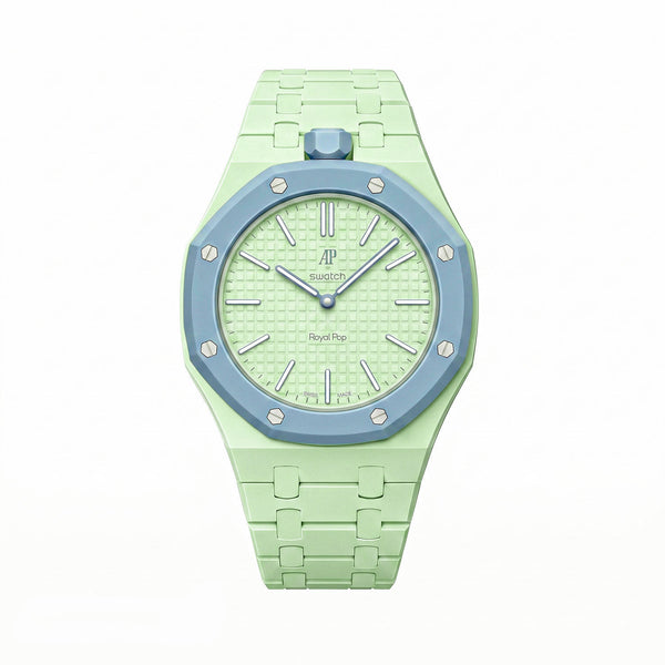 Blaue Acht Swatch x AP Royal Pop Ceramic Case-Strap – IFL Watches