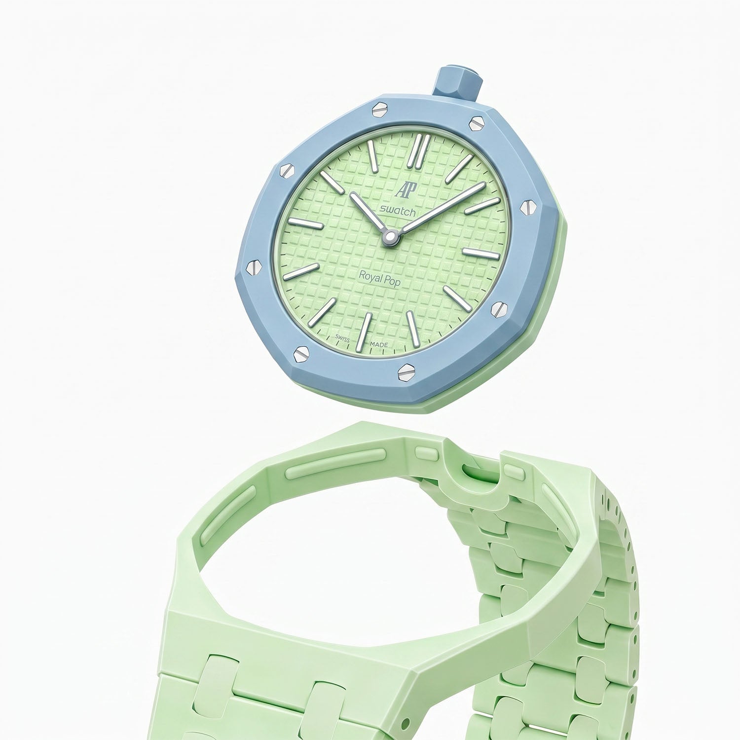 Bioceramic Strap & Case for AP X Swatch Royal Pop Blaue Acht – IFL
