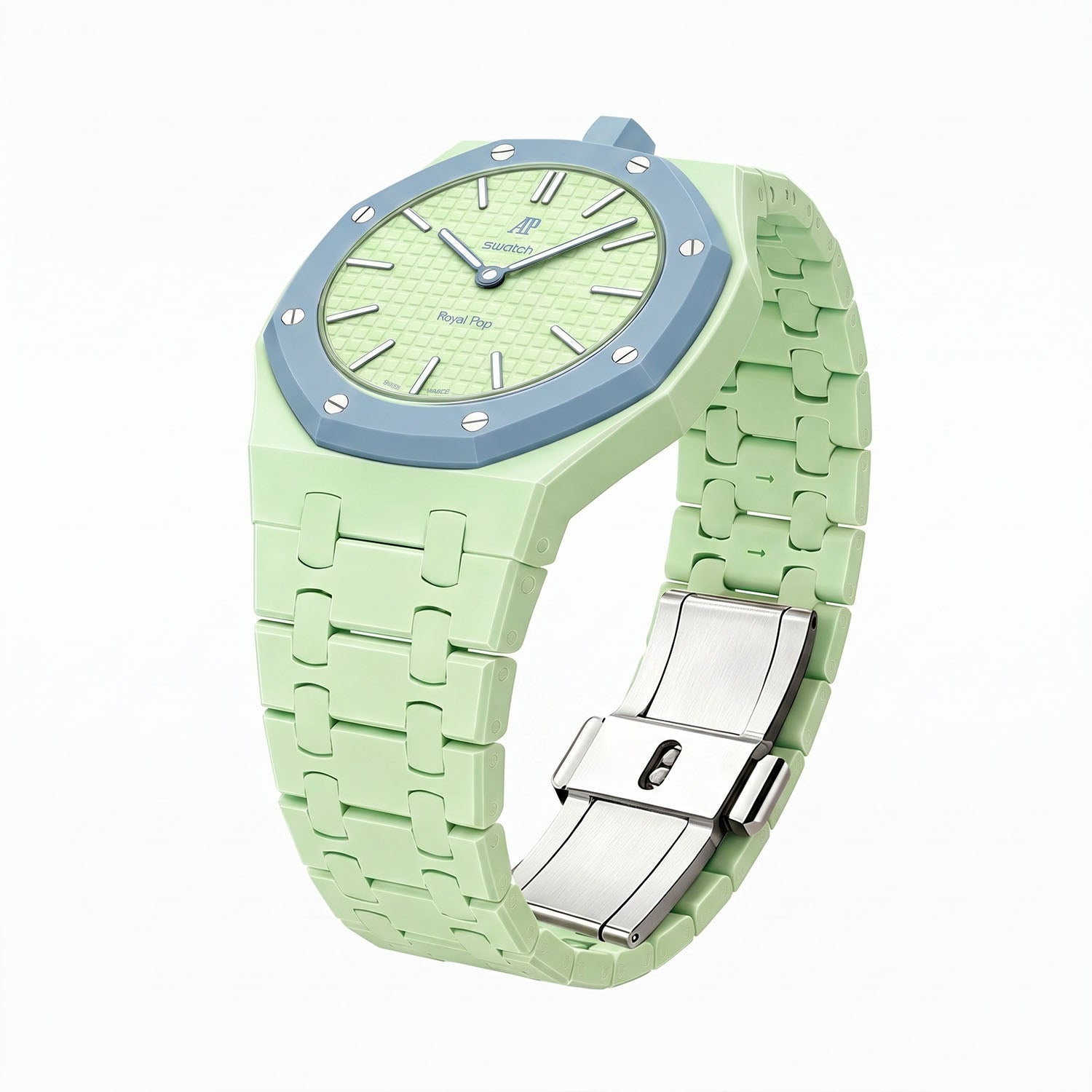 Blaue Acht Swatch x AP Royal Pop Ceramic Case-Strap – IFL Watches
