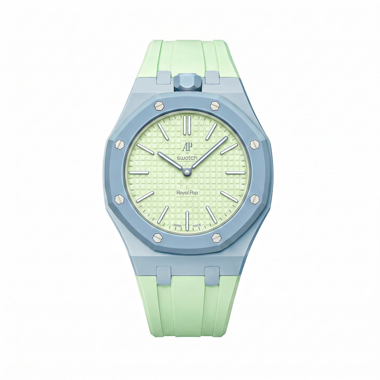 新品・正規品 Swatch ロイヤルポップ　オーデマピゲ　BLAUE ACHT Blaue Acht Swatch x AP Royal Pop Rubber Case-Strap – IFL Watches