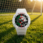 Casio G-Shock Algeria flag watch worn on the wrist, by IFL Watches
