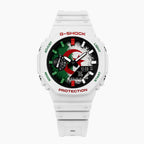 Casio G-Shock Algeria — white custom G-Shock with the Algeria flag dial, by IFL Watches