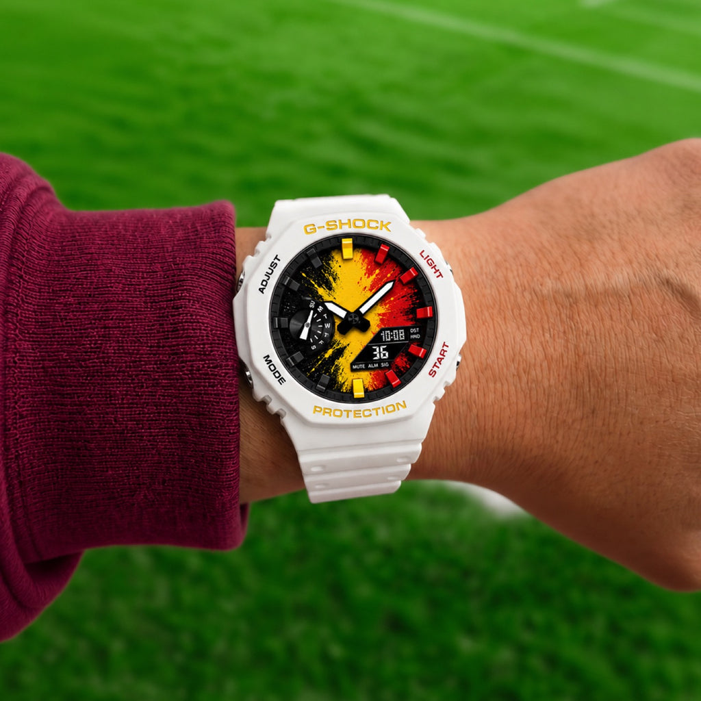 Custom Belgium flag G-Shock wristwatch by IFL Watches
