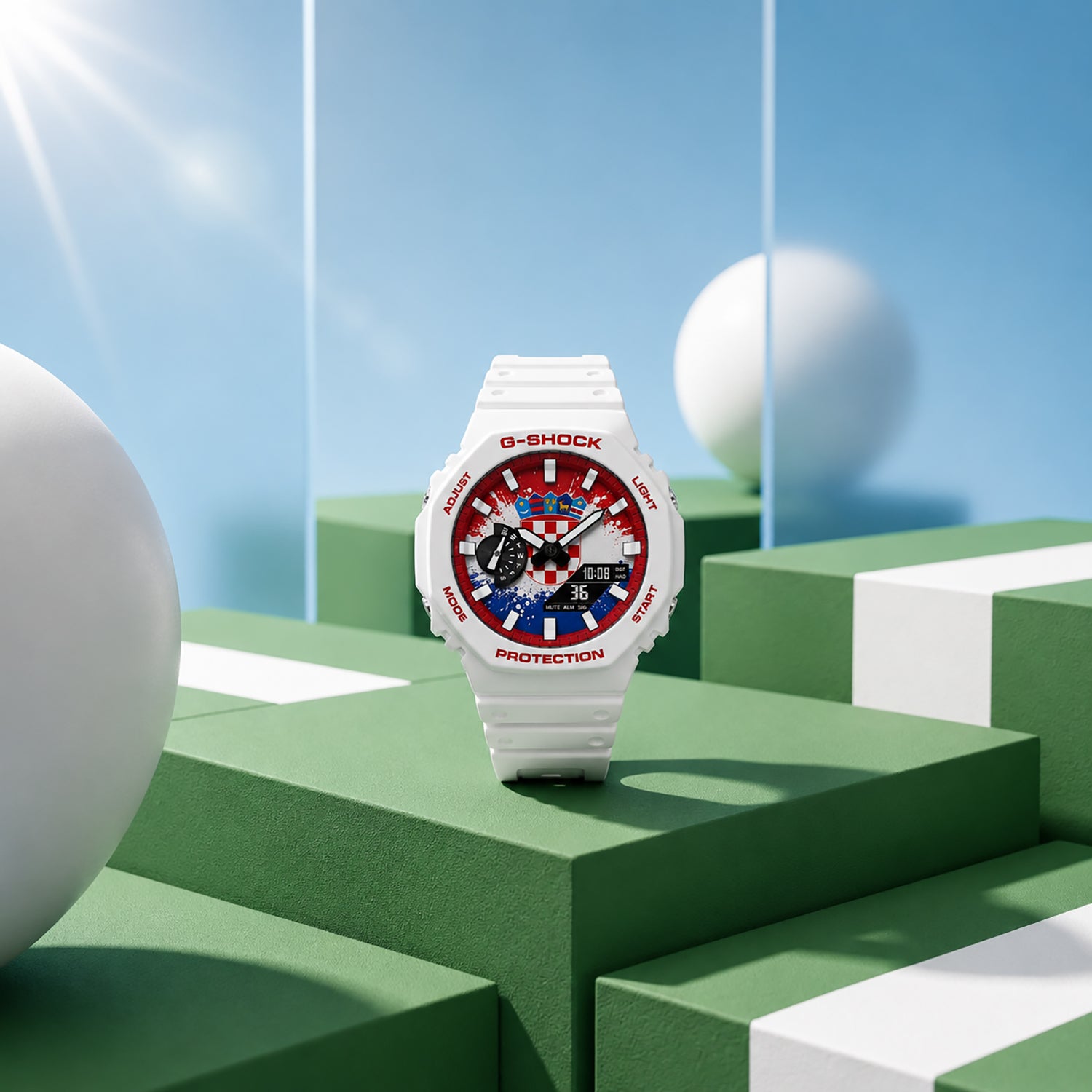Custom Croatia flag G-Shock wristwatch by IFL Watches