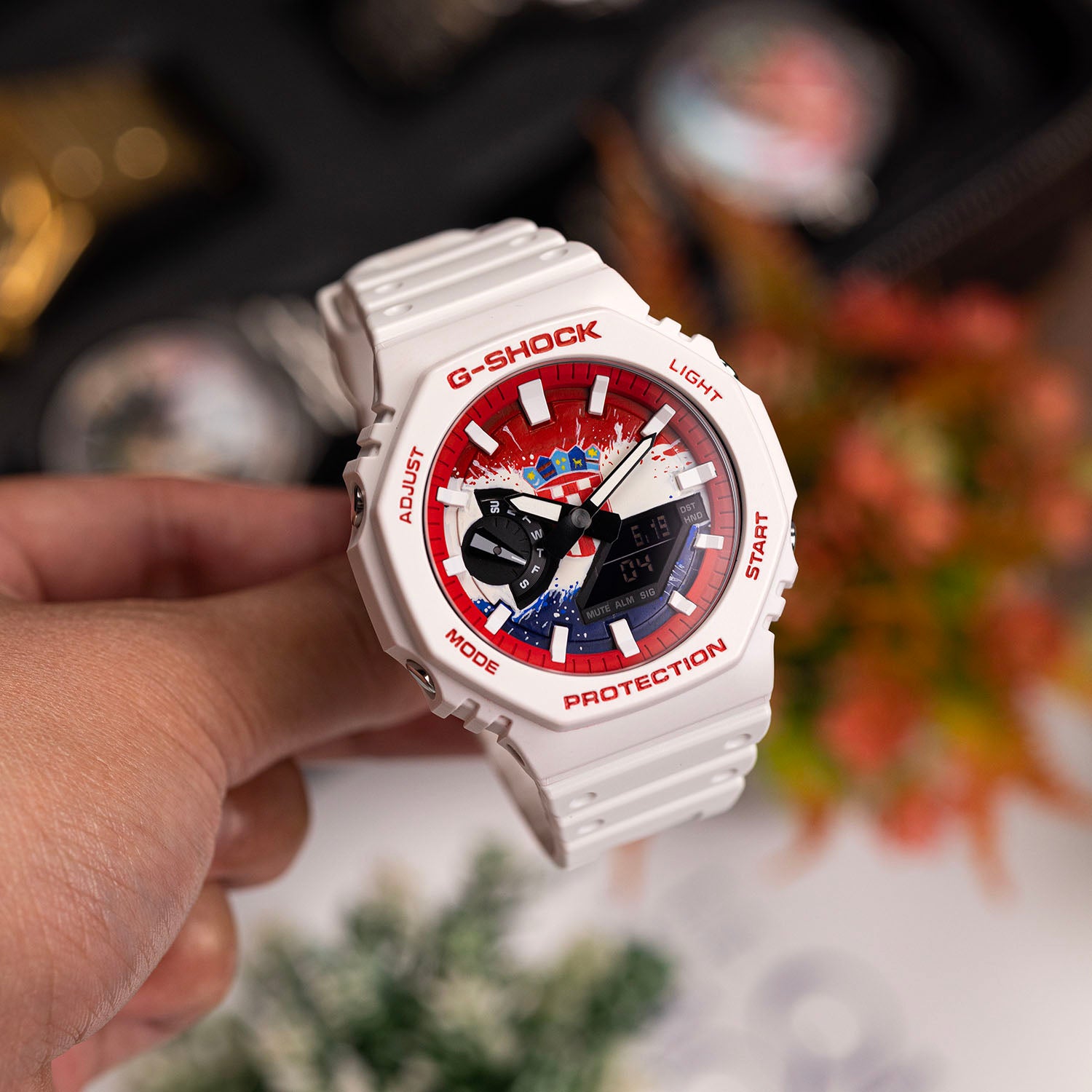 Casio G-Shock Croatia — Croatia flag custom G-Shock, lifestyle image by IFL Watches