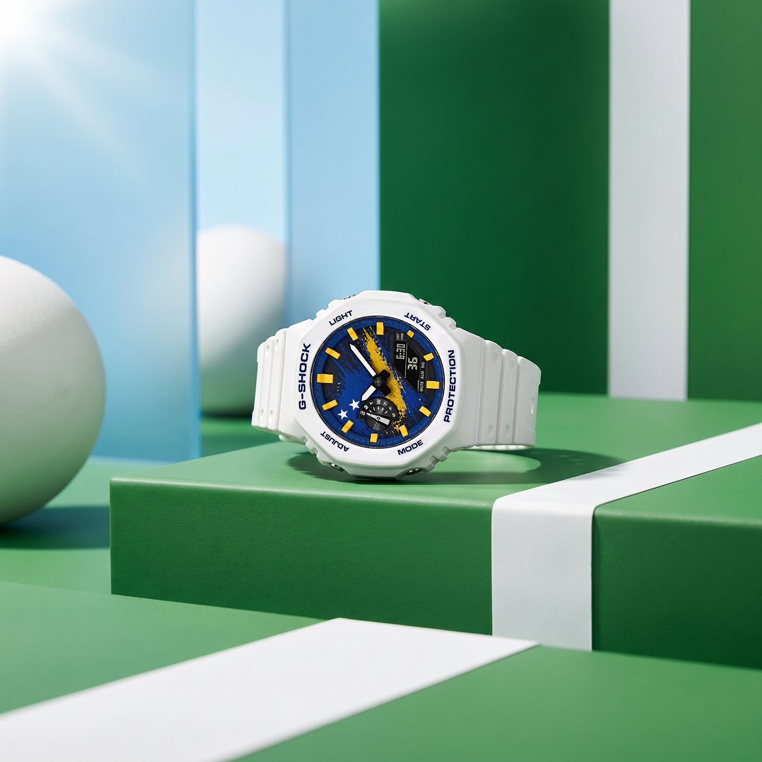 Casio G-Shock Curaçao national flag watch by IFL Watches