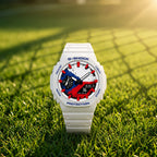 Casio G-Shock Czech Republic flag dial watch, customized by IFL Watches