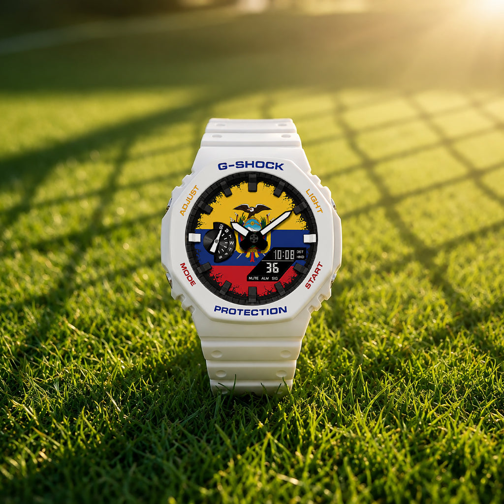 Casio G-Shock Ecuador national flag watch by IFL Watches