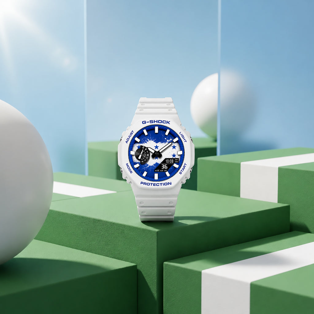 Custom Honduras flag G-Shock wristwatch by IFL Watches