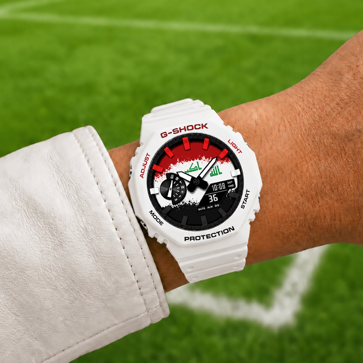 Casio G-Shock Iraq national flag watch by IFL Watches