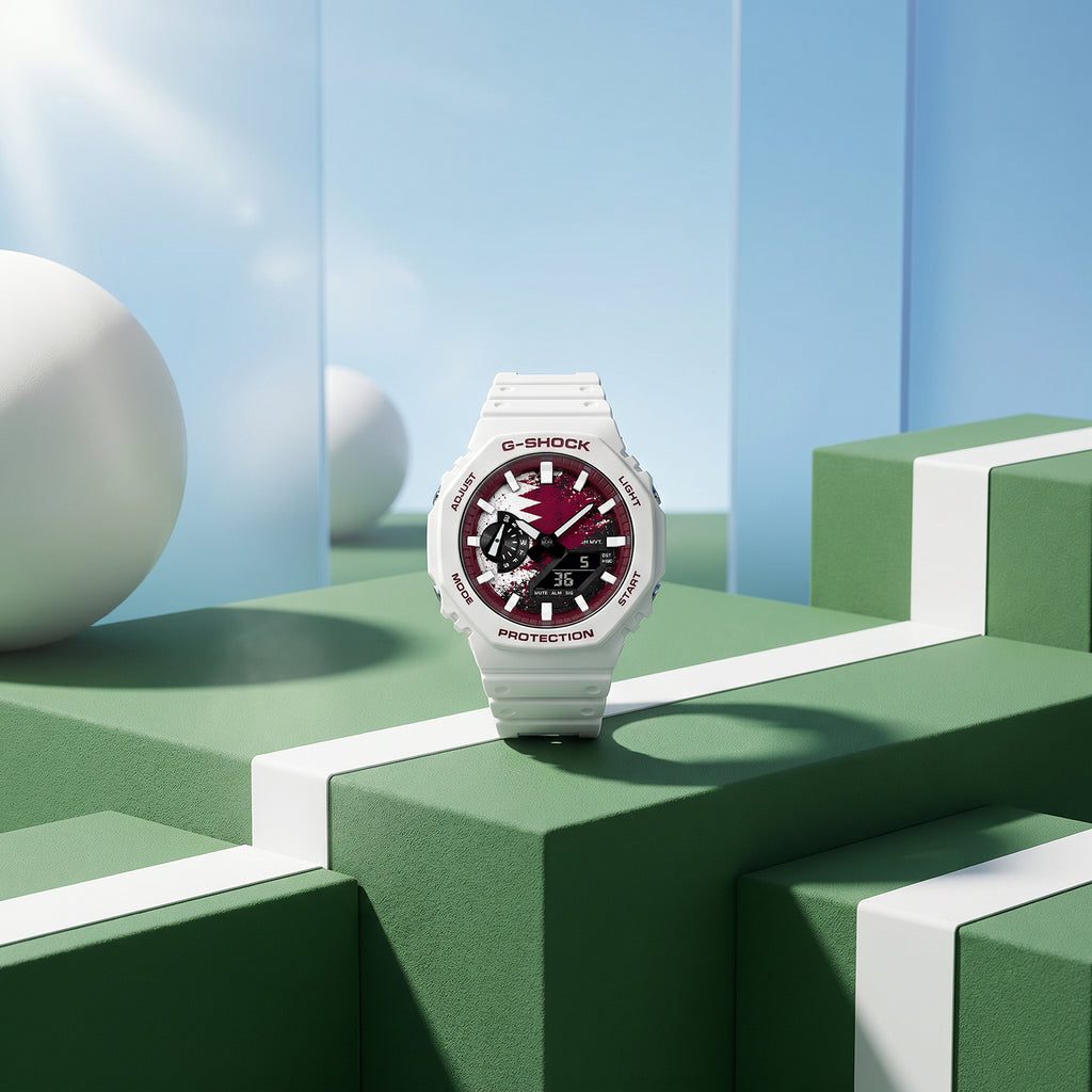 Custom Qatar flag G-Shock wristwatch by IFL Watches