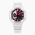 Casio G-Shock Qatar — white custom G-Shock with the Qatar flag dial, by IFL Watches