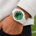 Casio G-Shock Saudi Arabia flag watch worn on the wrist, by IFL Watches