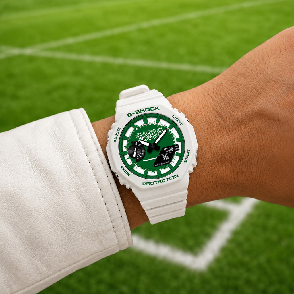 Custom Saudi Arabia flag G-Shock wristwatch by IFL Watches
