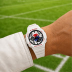 Custom South Korea flag Casio G-Shock on the wrist, by IFL Watches