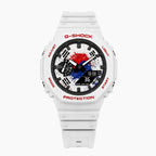 Casio G-Shock South Korea — white custom G-Shock with the South Korea flag dial, by IFL Watches