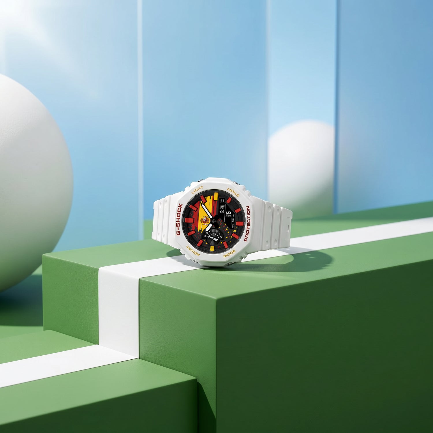 Casio G-Shock Spain national flag watch by IFL Watches