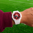 Casio G-Shock Tunisia flag watch worn on the wrist, by IFL Watches