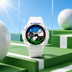 Casio G-Shock Uzbekistan flag dial watch, customized by IFL Watches