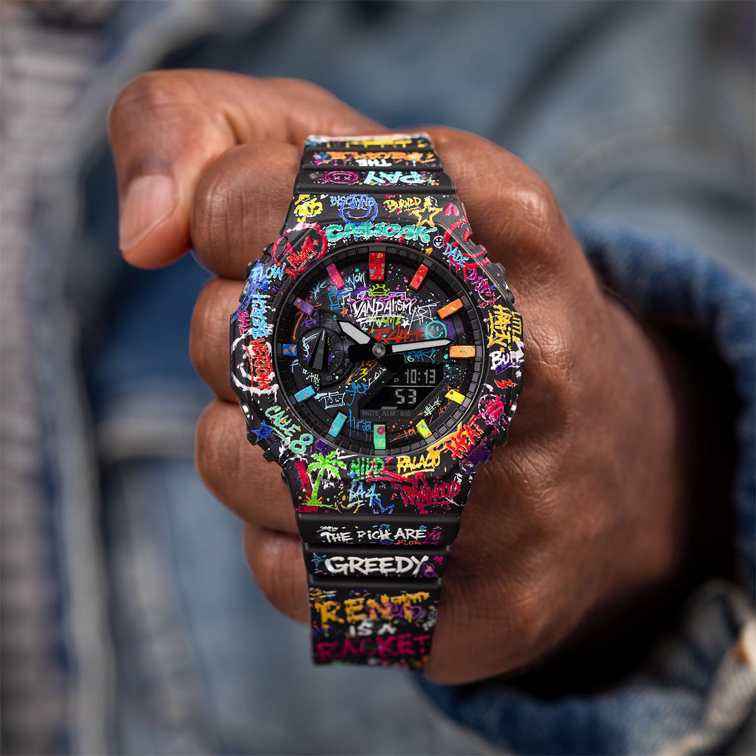 腕時計(デジタル) G-SHOCK FULL L CUSTOM MODEL Casio G-Shock Vandalism — Limited Edition – IFL Watches