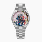 La Féline Concept – Hand-painted custom Citizen Tsuyosa 37mm with UV-reactive panther artwork, a bespoke timepiece by IFL Watches