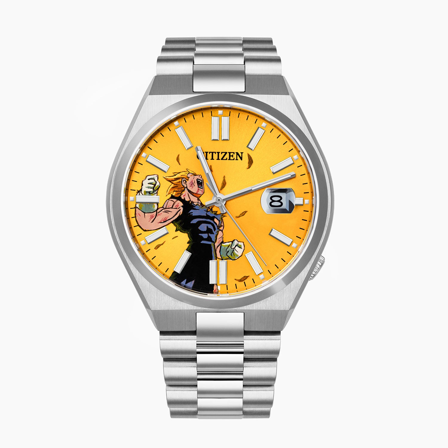 Final Atonement Concept – Hand-customized Citizen Tsuyosa Automatic featuring anime warrior artwork, a bespoke timepiece by IFL Watches