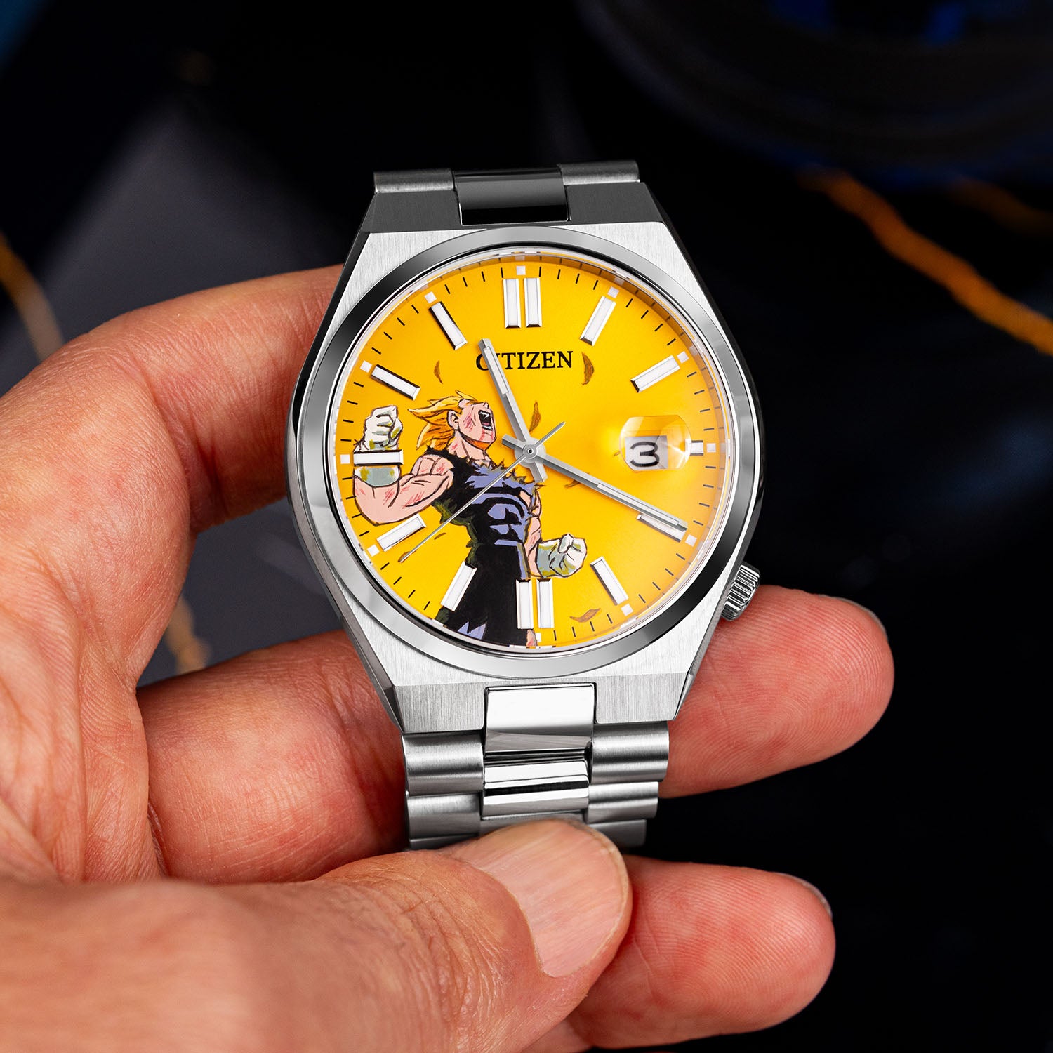 Final Atonement Concept – Hand-customized Citizen Tsuyosa Automatic featuring anime warrior artwork, a bespoke timepiece by IFL Watches