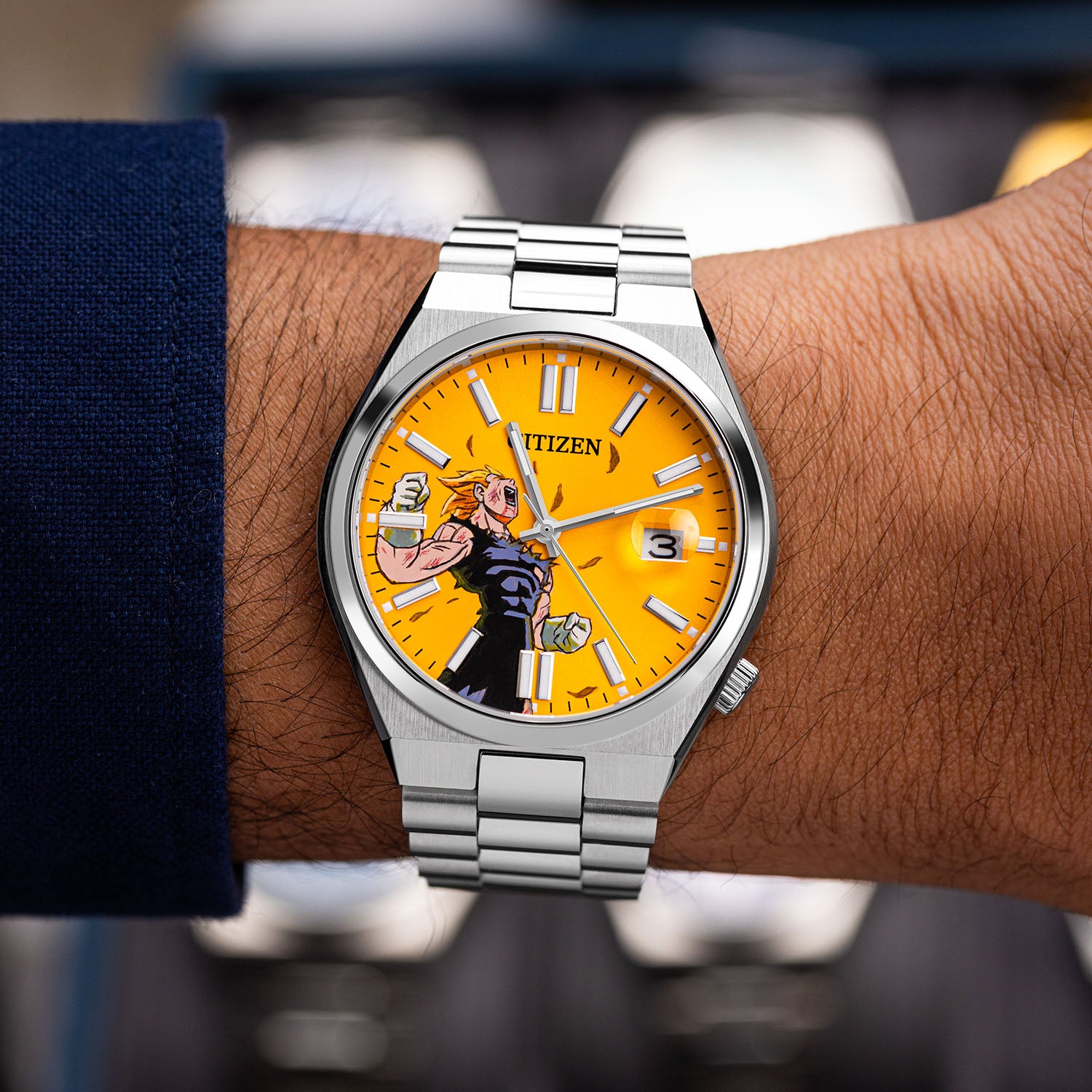 Final Atonement Concept – Hand-customized Citizen Tsuyosa Automatic featuring anime warrior artwork, a bespoke timepiece by IFL Watches