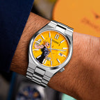 Final Atonement Concept – Hand-customized Citizen Tsuyosa Automatic featuring anime warrior artwork, a bespoke timepiece by IFL Watches