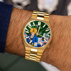 Future Fury Concept – Hand-painted custom Citizen Tsuyosa Automatic featuring next-generation anime warrior artwork, a bespoke timepiece by IFL Watches