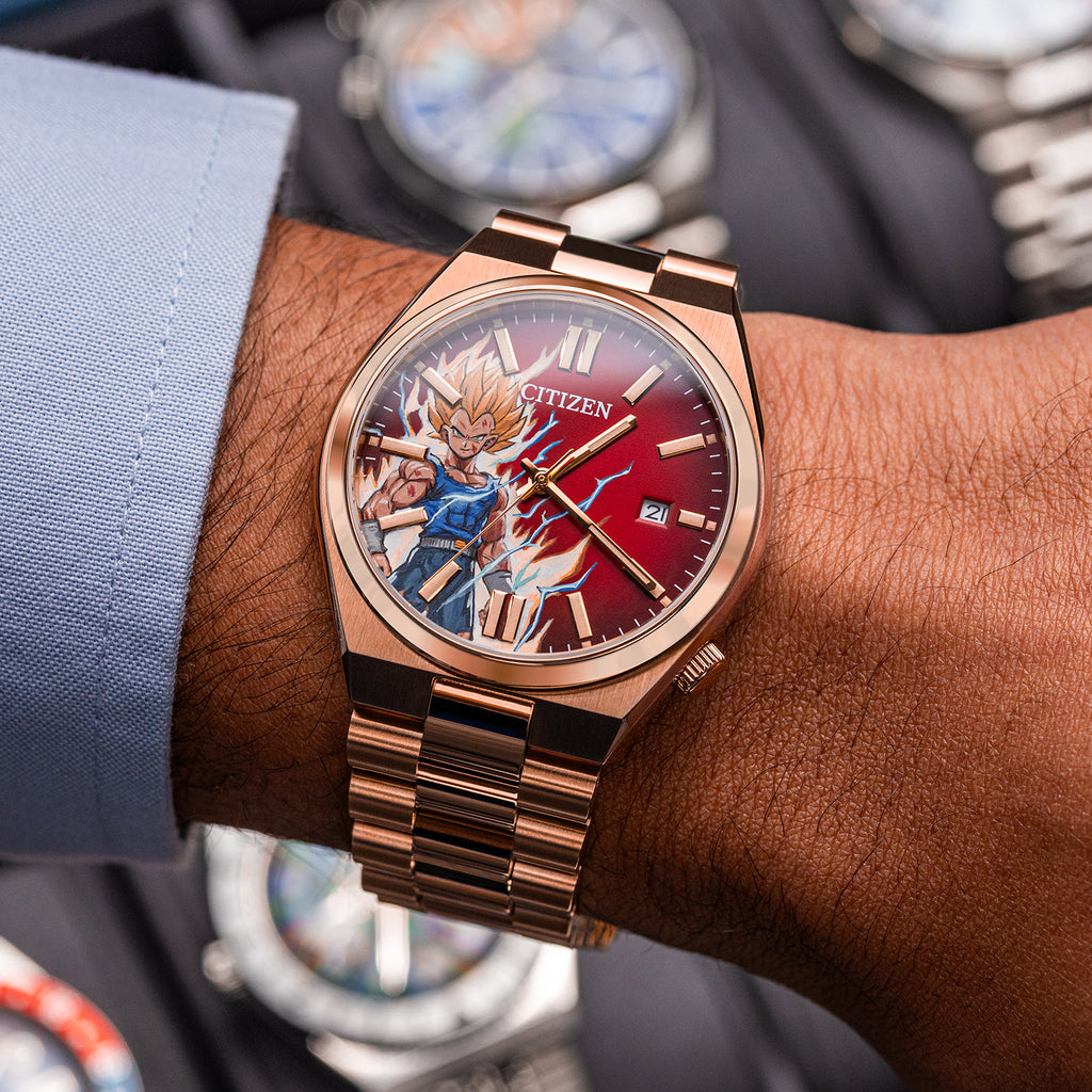 Royal Rage Concept – Rose gold Citizen Tsuyosa transformed with hand-painted power transformation artwork, a unique bespoke creation by IFL Watches