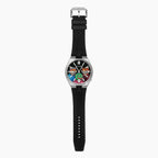 Citizen Tsuyosa Strap – Black FKM strap fitted to the hand-painted HODL Squad Concept by IFL Watches