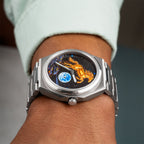 Citizen Zenshin Golden Stallion – Hand-painted custom Citizen Zenshin featuring a golden horse under a moonlit sky, a bespoke timepiece by IFL Watches