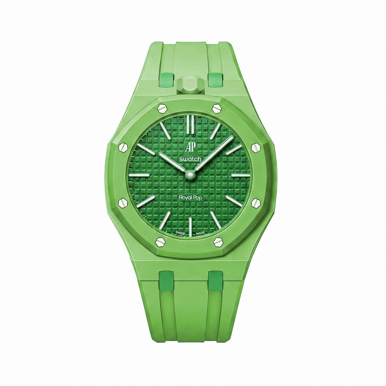 Green Eight Swatch x AP Royal Pop Rubber Case-Strap – IFL Watches