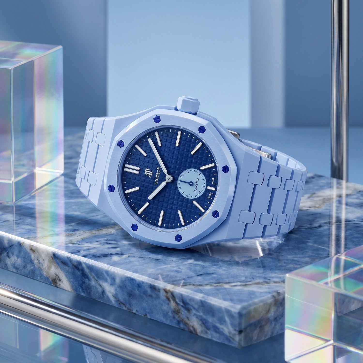 Lan Ba Swatch x AP Royal Pop Ceramic Case-Strap – IFL Watches