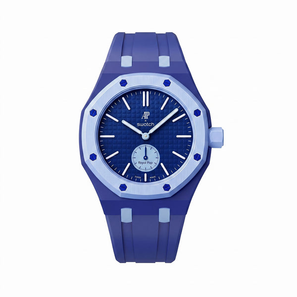 Lan Ba Swatch x AP Royal Pop Rubber Case-Strap – IFL Watches