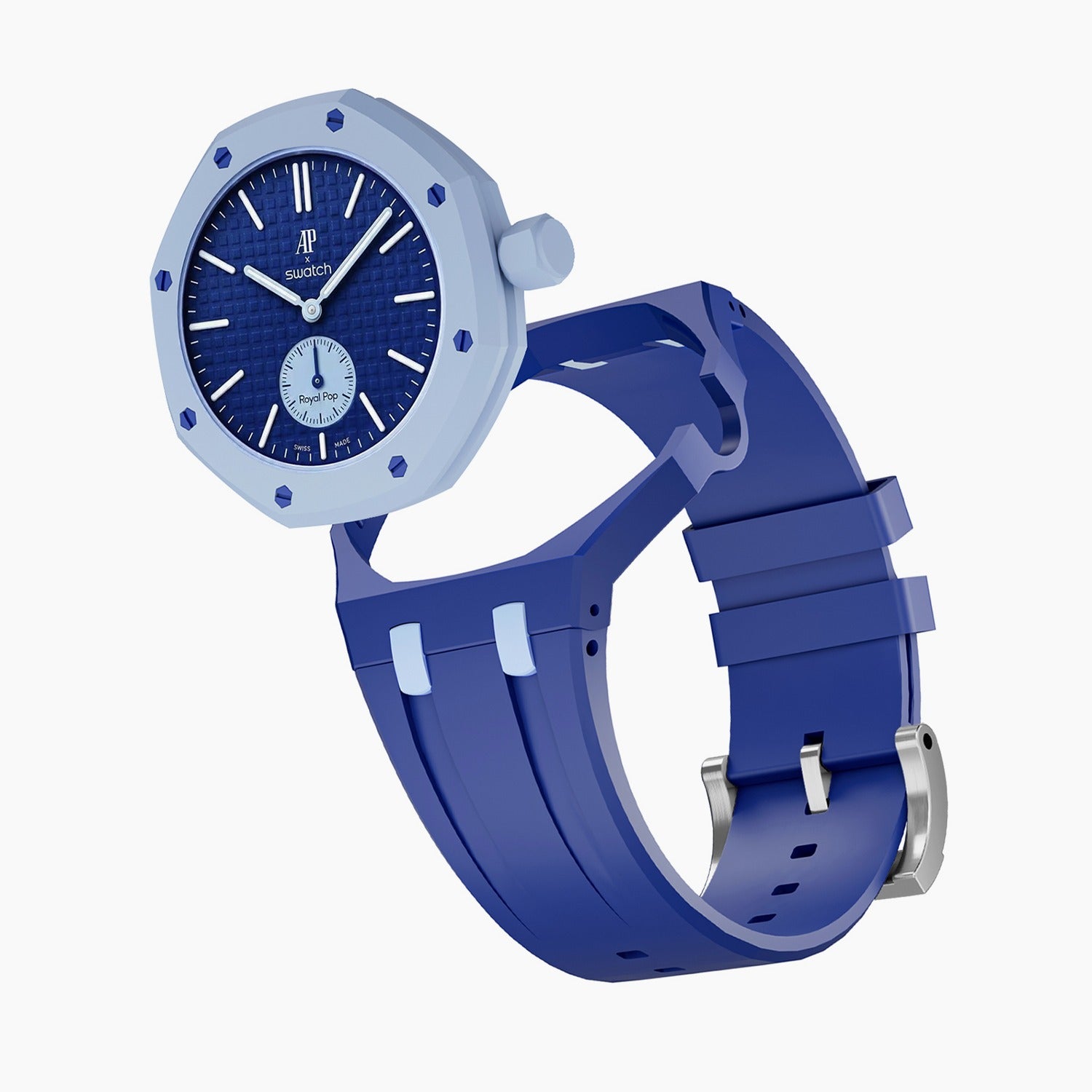 Lan Ba Swatch x AP Royal Pop Rubber Case-Strap – IFL Watches