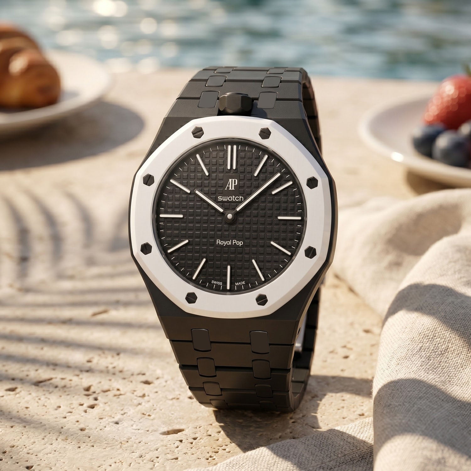 Ocho Negro Swatch x AP Royal Pop Ceramic Case-Strap – IFL Watches
