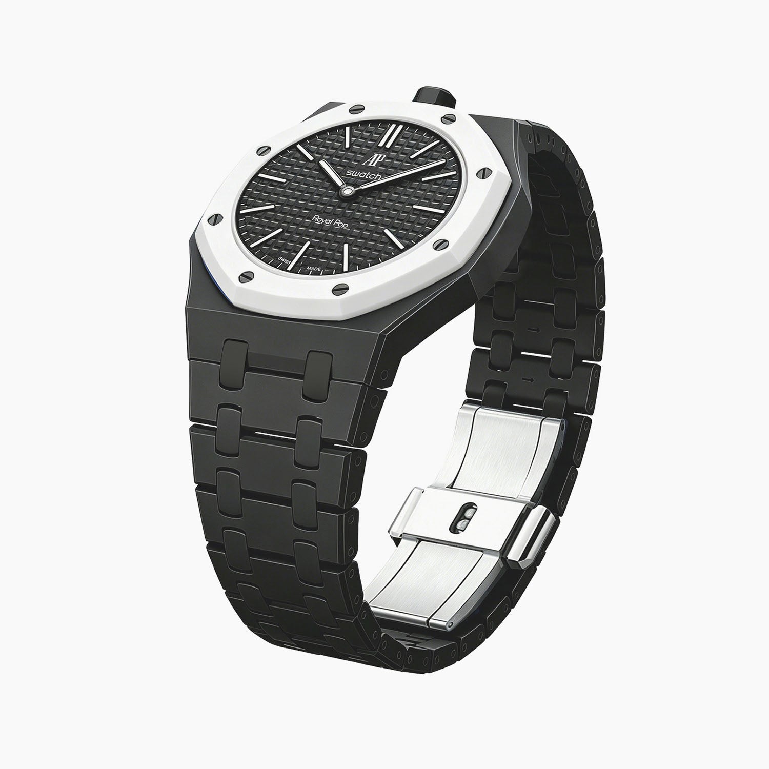 Ocho Negro Swatch x AP Royal Pop Ceramic Case-Strap – IFL Watches