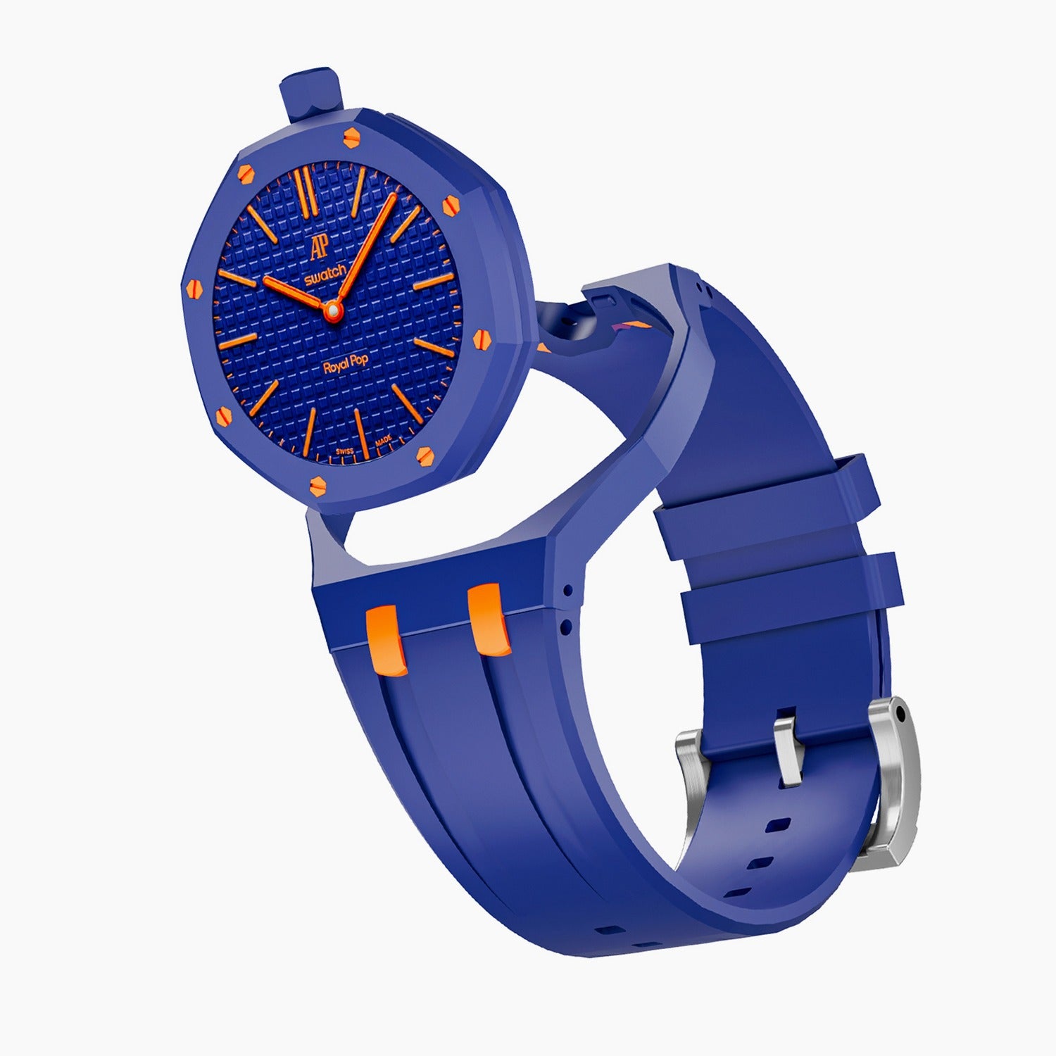 Orenji Hachi Swatch x AP Royal Pop Rubber Case-Strap – IFL Watches