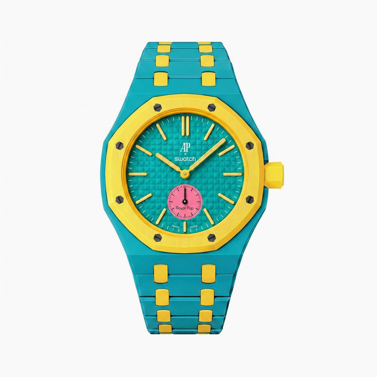 OTG Roz Swatch x AP Royal Pop Ceramic Case-Strap – IFL Watches