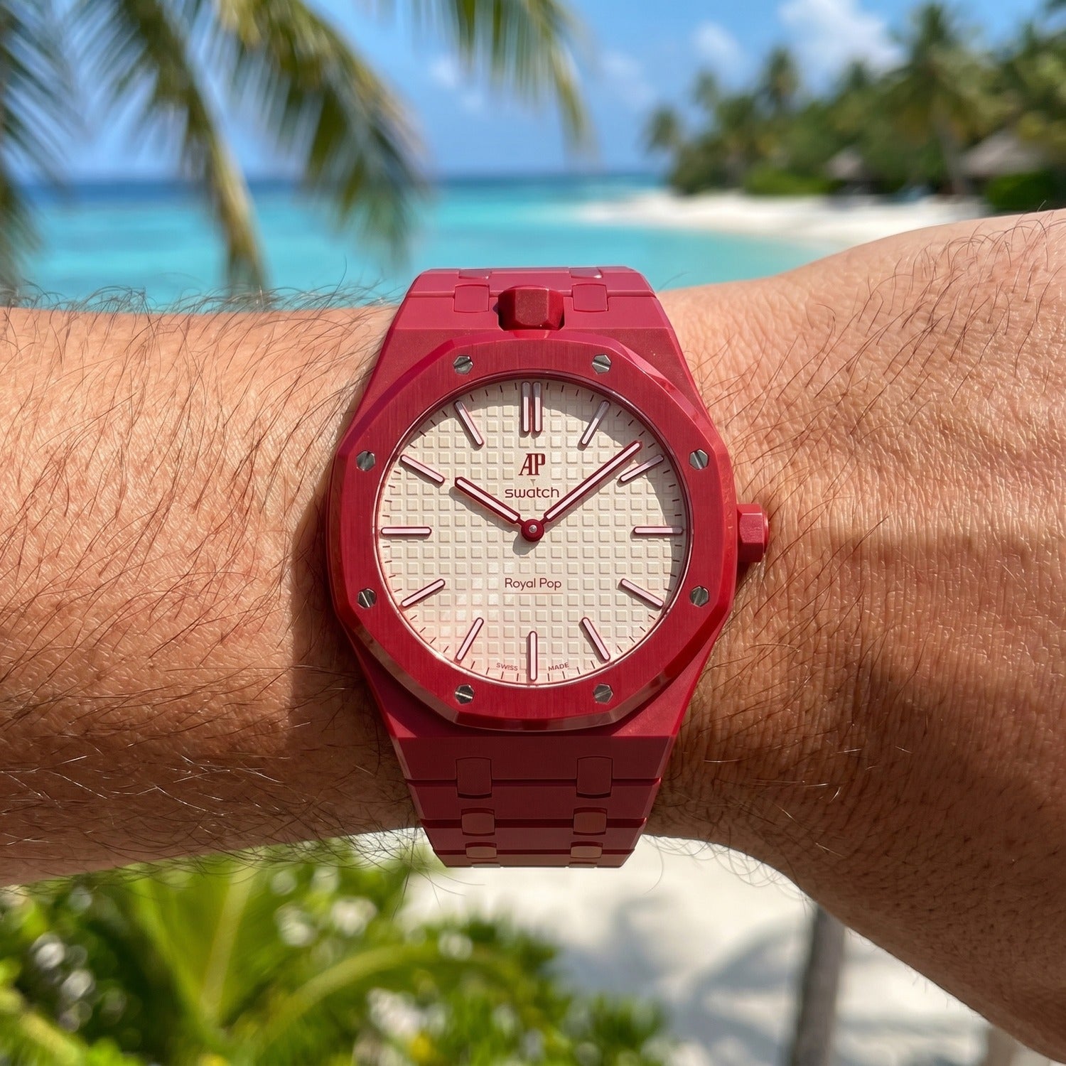 Otto Rosso Swatch x AP Royal Pop Ceramic Case-Strap – IFL Watches
