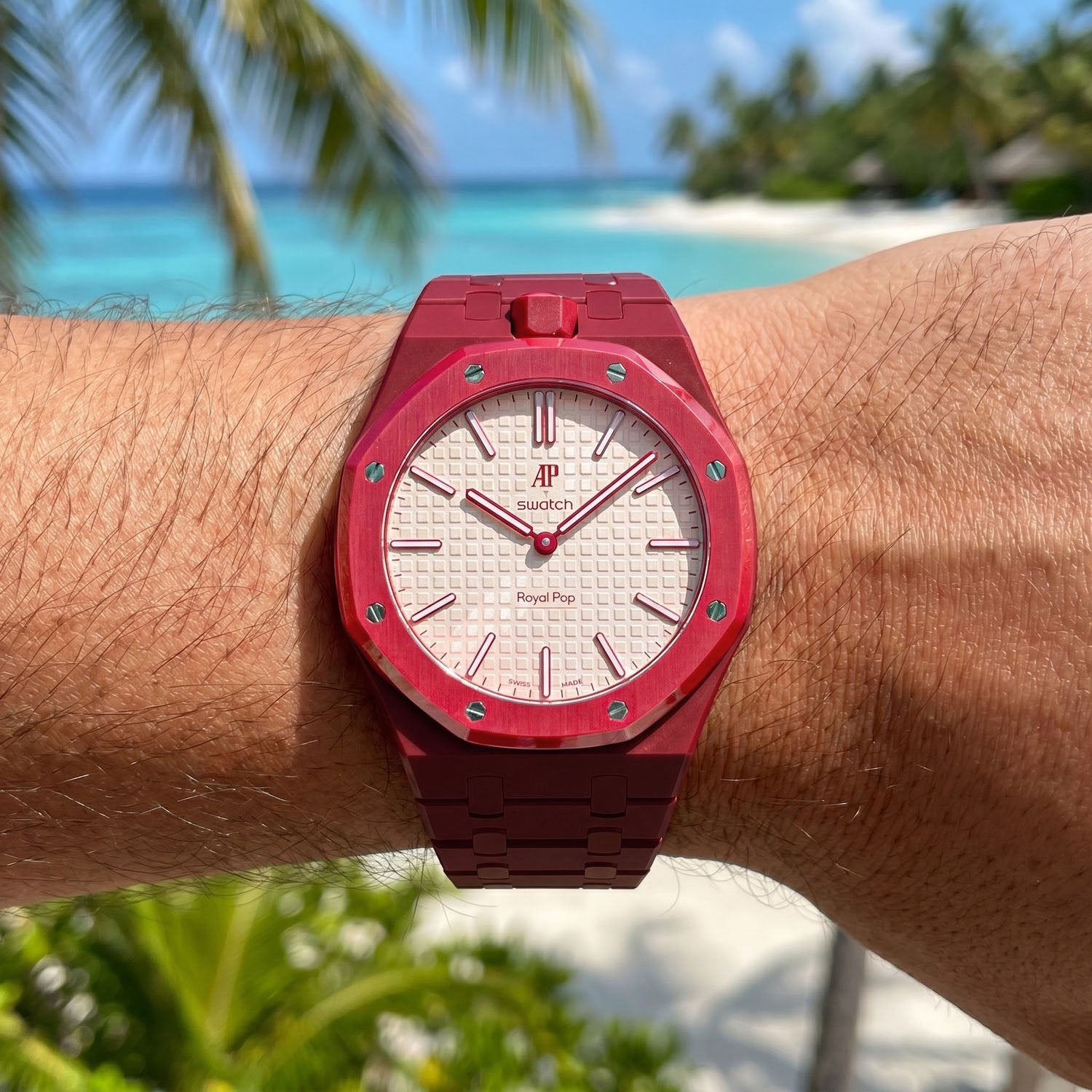 Otto Rosso Swatch x AP Royal Pop Ceramic Case-Strap – IFL Watches