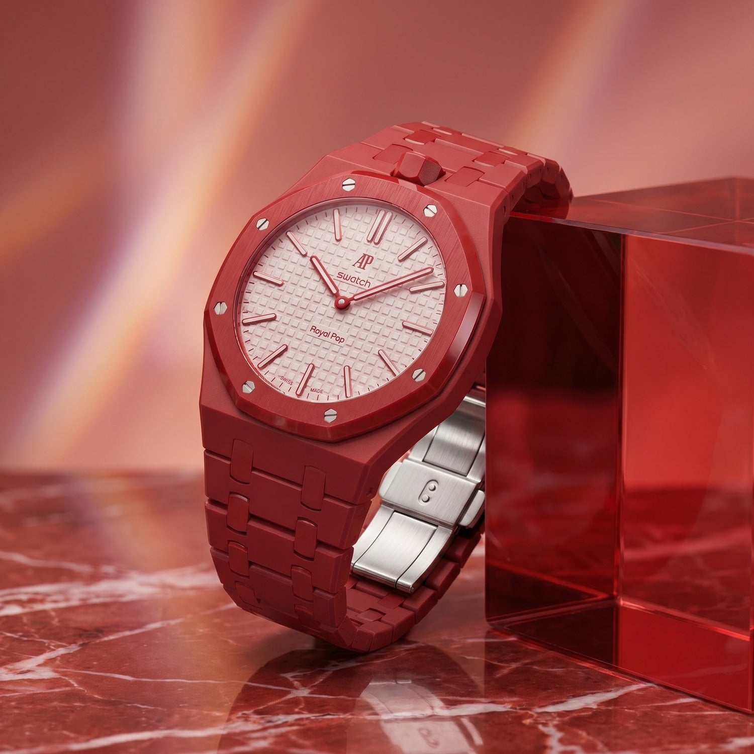Otto Rosso Swatch x AP Royal Pop Ceramic Case-Strap – IFL Watches