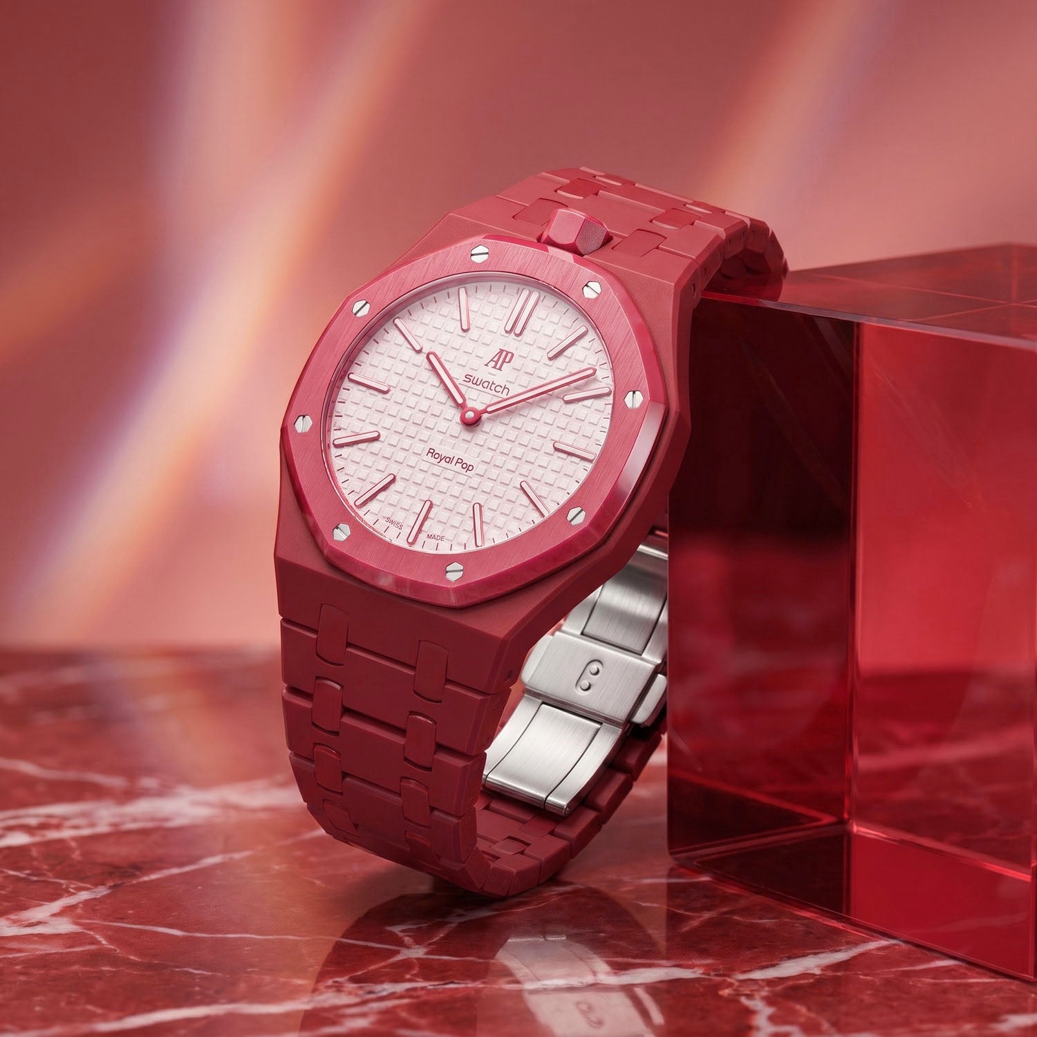Otto Rosso Swatch x AP Royal Pop Ceramic Case-Strap – IFL Watches