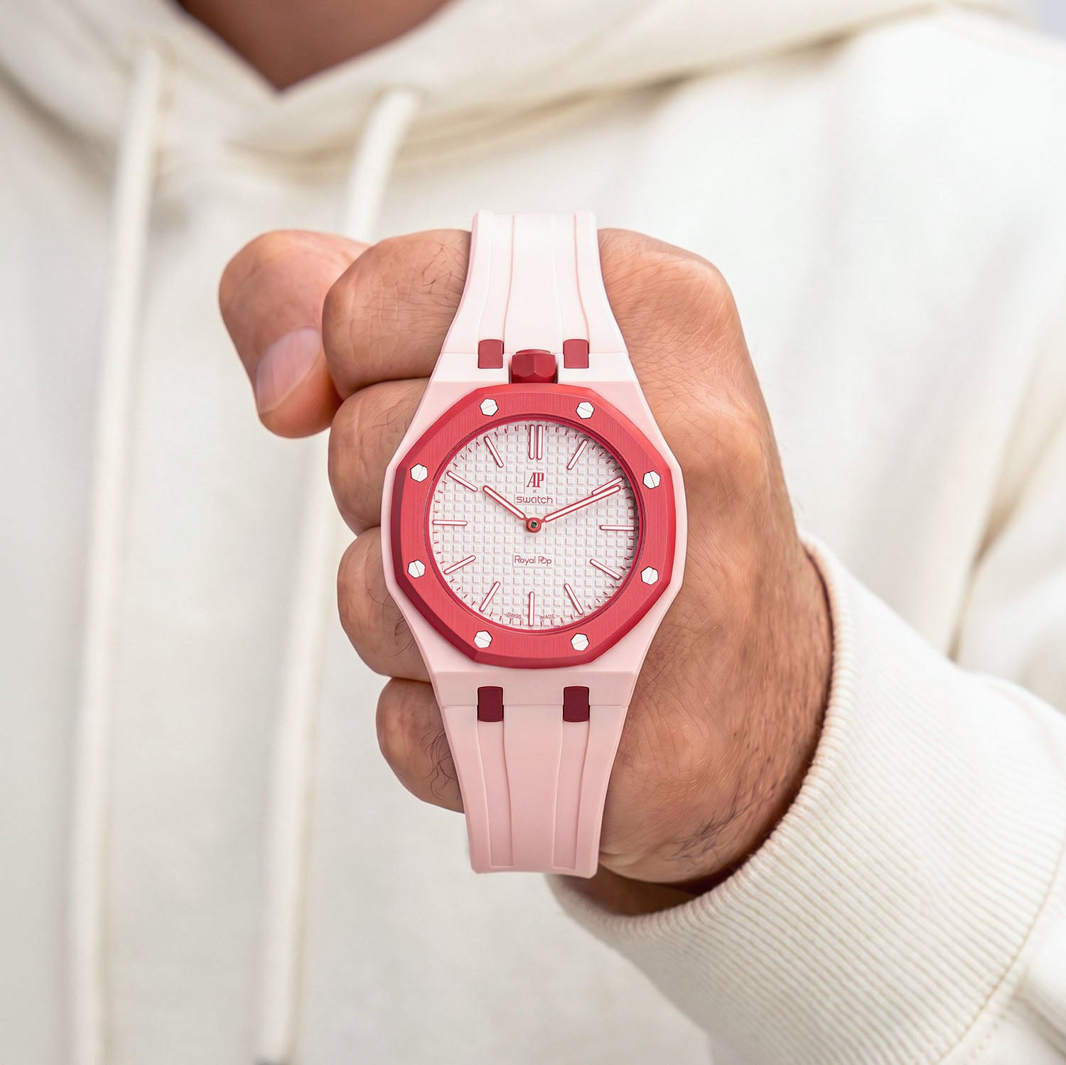 Rubber Strap & Case for AP X Swatch Royal Pop Otto Rosso – IFL Watches