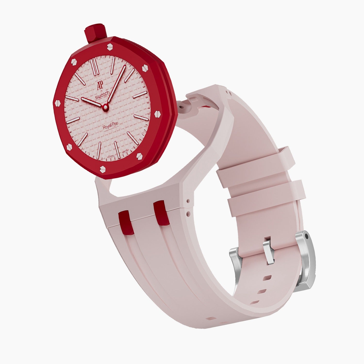Otto Rosso Swatch x AP Royal Pop Rubber Case-Strap – IFL Watches