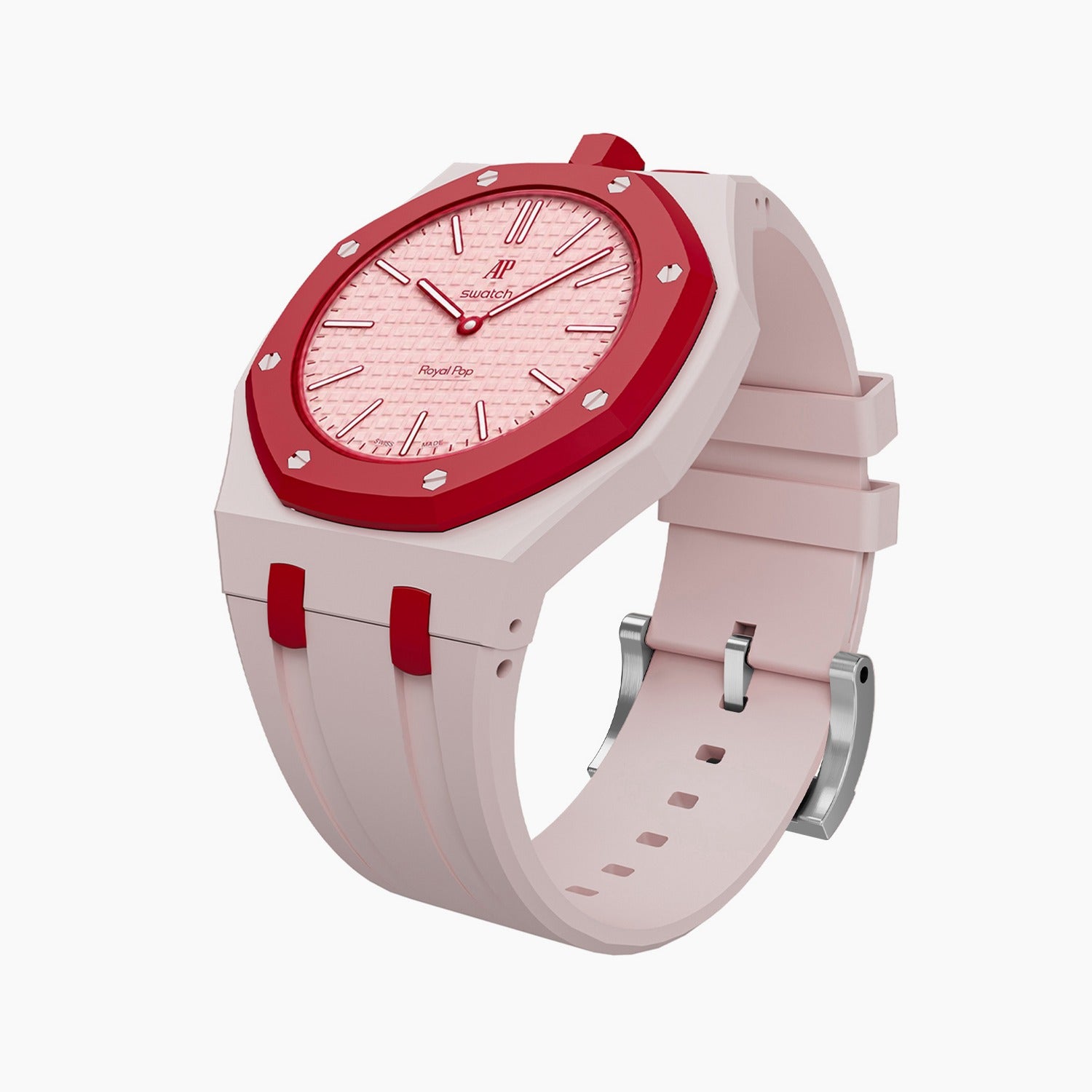 Otto Rosso Swatch x AP Royal Pop Rubber Case-Strap – IFL Watches