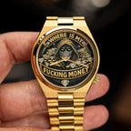 Where Is My Money – Hand-painted custom Citizen Tsuyosa Automatic featuring guardian and diamond artwork, a bespoke timepiece